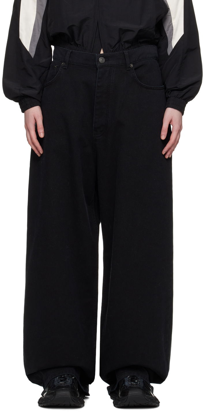 Džínsy Balenciaga Baggy Jeans Čierna | 773763 TNW11, 0