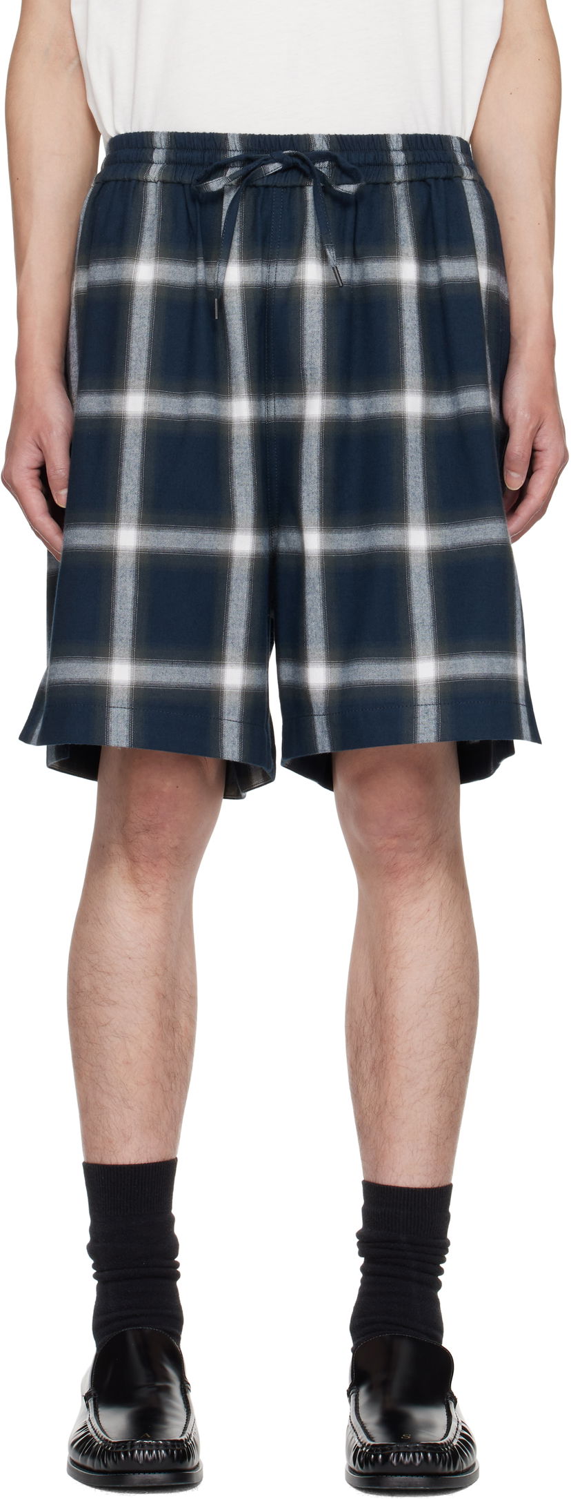 Šortky Acne Studios Plaid Drawstring Shorts Rôznofarebný | BE0194-
