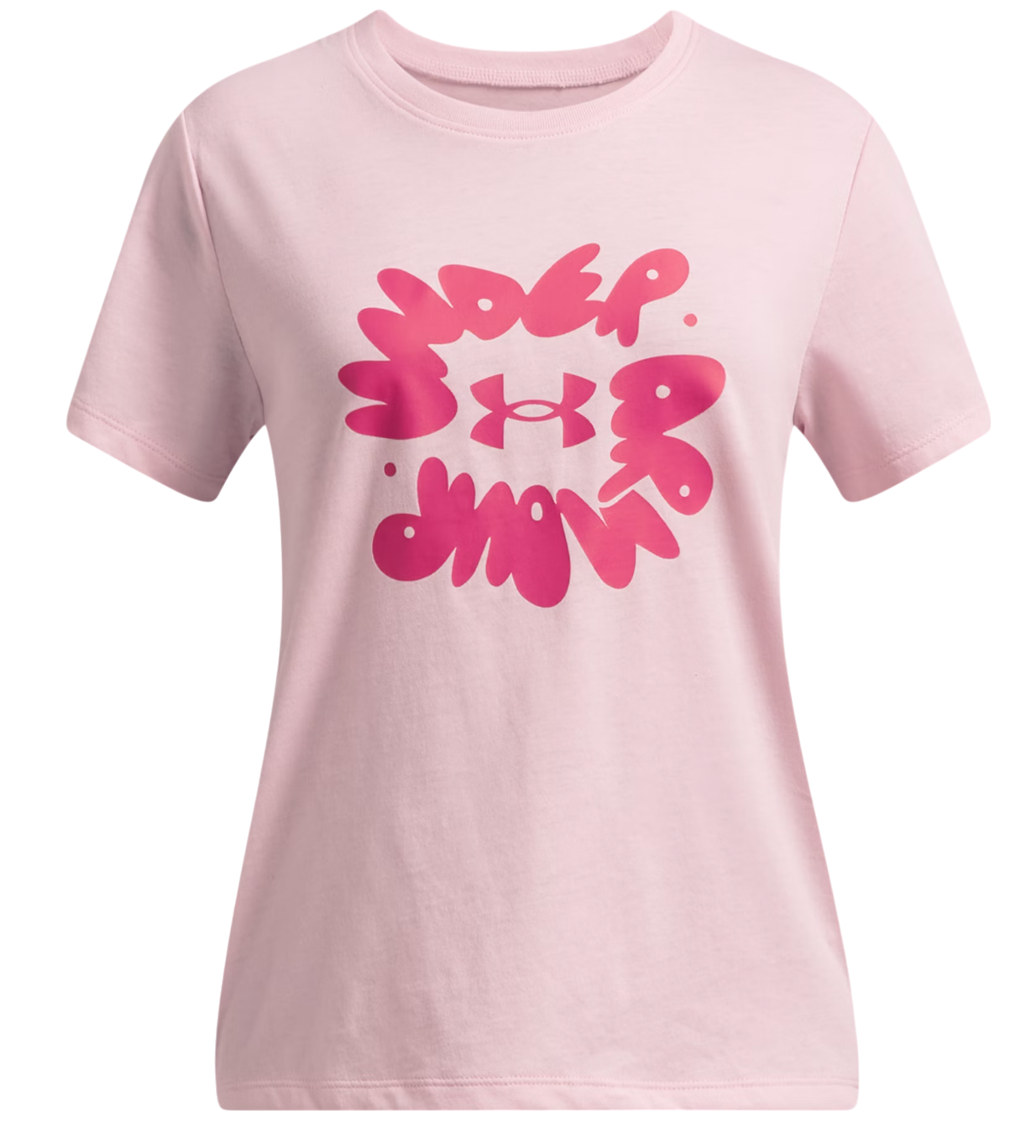 Tričko Under Armour Under Armour Bubble Wordmark Short Sleeve T-Shirt Ružová | 1389765-100, 0