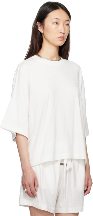 Tričko Fear of God Fear of God ESSENTIALS Boxy T-Shirt Biela | 125SP255894FW, 1
