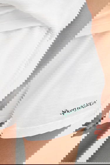 Šortky Sporty & Rich Sporty & Rich Serif Logo Disco High-Waist Shorts Biela | SH037606300WH01, 3