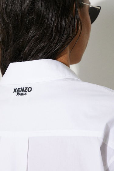 Košeľa KENZO Kenzo Boke Flower Oversized Relaxed Fit Shirt Biela | FE62CH2569LS.01, 5