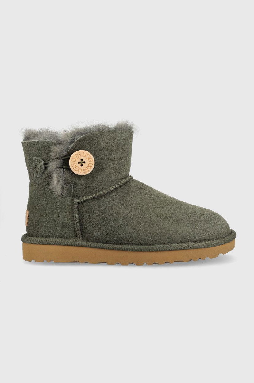 Tenisky a topánky UGG Mini Bailey Button II Boots Zelené | 1016422.FRSN