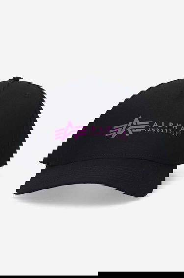 Šiltovka Alpha Industries Baseball Cap With Print Čierna | 126912.682, 2