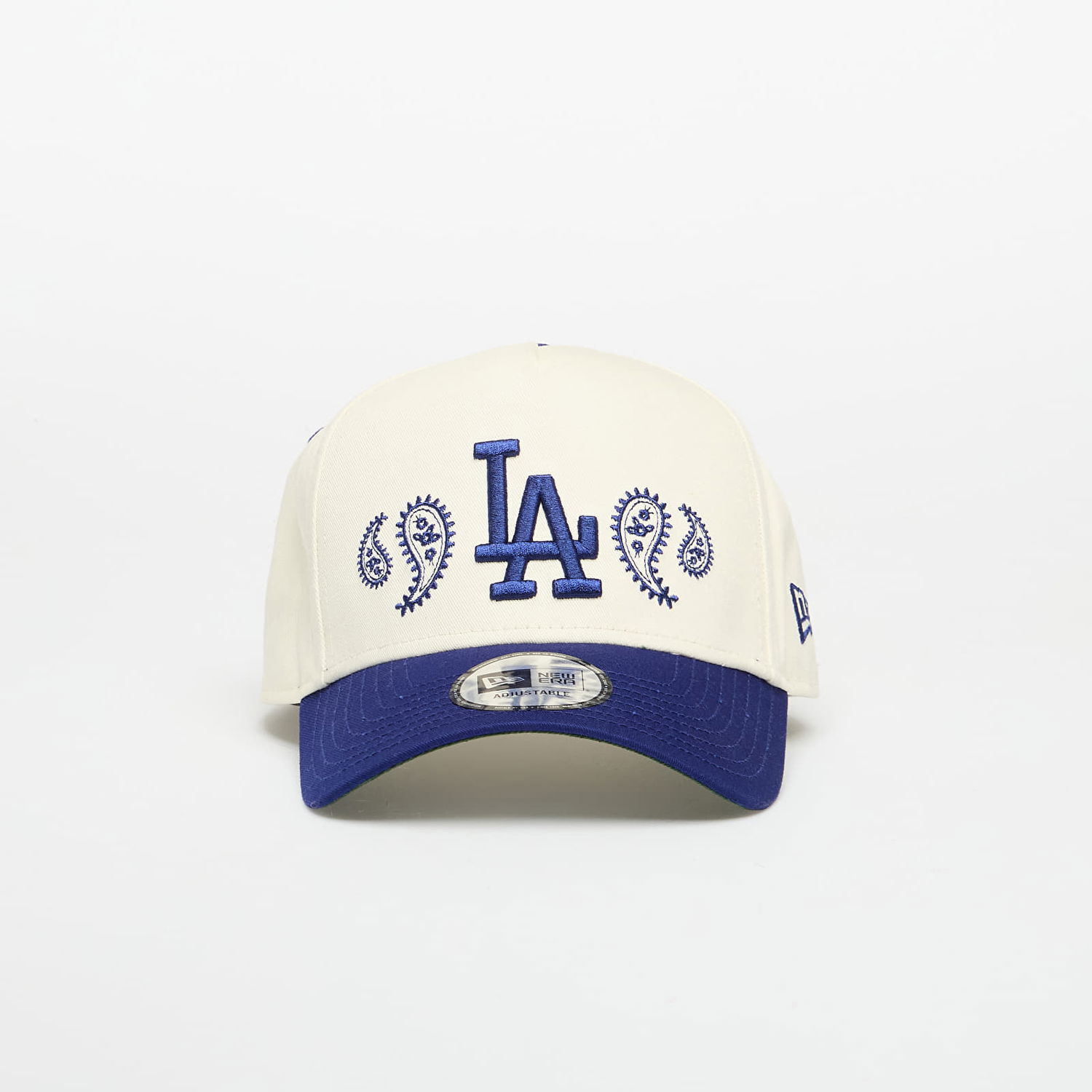 Šiltovka New Era Los Angeles Dodgers 9FORTY A-Frame Paisley Cap Biela | 60691068, 0