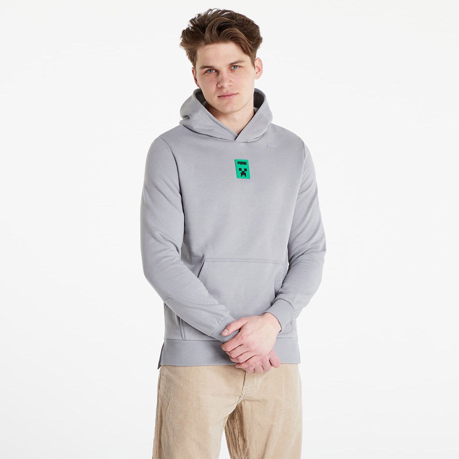 Mikina Puma MINECRAFT x Hoodie Šedá | 534376_76, 0