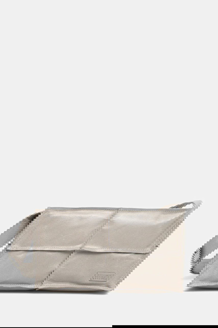 Taška cez rameno Maison Margiela MM6 Maison Margiela Leather Paneled Shoulder Bag Šedá | SB5WD0031.P8490.T1019, 0