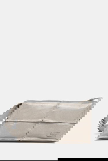 Taška cez rameno Maison Margiela MM6 Maison Margiela Leather Paneled Shoulder Bag Šedá | SB5WD0031.P8490.T1019, 0