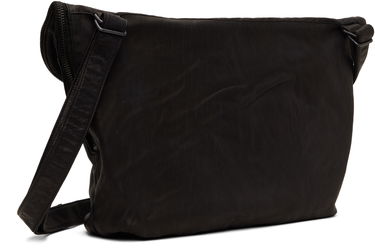 Taška cez rameno Yohji Yamamoto YOHJI YAMAMOTO Flap Leather Shoulder Bag Čierna | HP-I02-770, 2