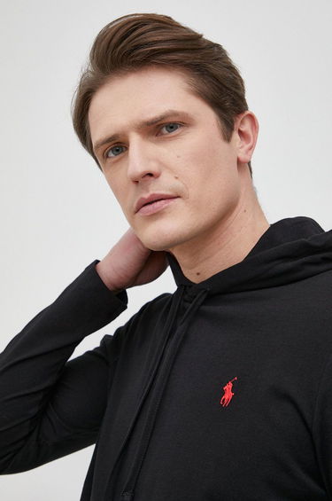 Tričko Polo by Ralph Lauren Hooded Tee Čierna | 710847203001, 3