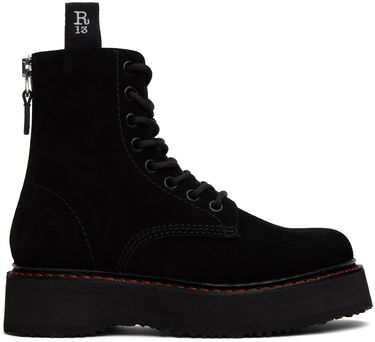 Oblečenie R13 R13 Single Stack Suede Boots Čierna | R13WS025-S096C, 0
