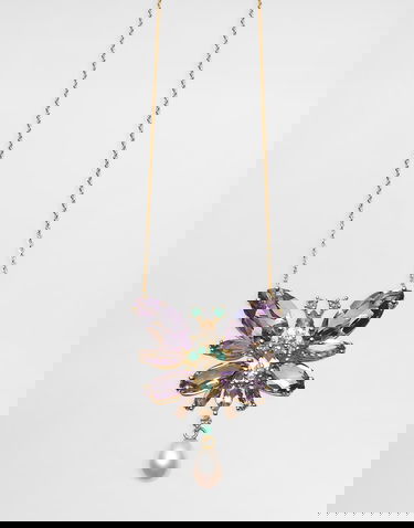 Náhrdelník Dolce & Gabbana Dolce & Gabbana 18K Gold Butterfly Necklace with Amethysts and Pearls Fialová | WAJI1GWAM01ZOO00, 2