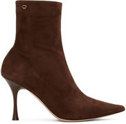 Suede Pointed Toe Boots