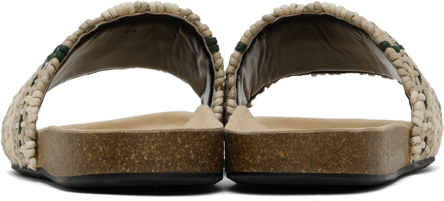 Tenisky a topánky JW Anderson JW Anderson Check Slides Béžová | SN0101-FA0355, 1