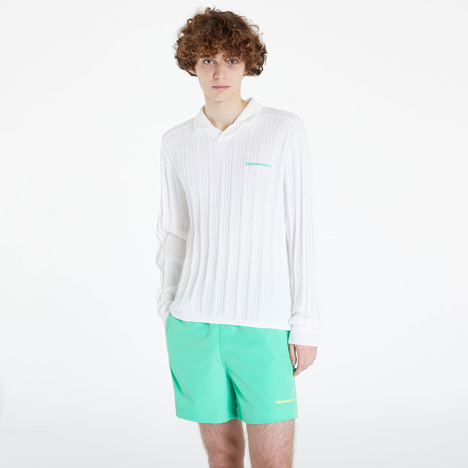 Dres adidas Originals Humanrace x Knit Long Sleeve Jersey "Cloud White" Biela | HZ8138, 0