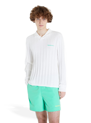 Dres adidas Originals Humanrace x Knit Long Sleeve Jersey "Cloud White" Biela | HZ8138