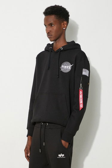 Mikina Alpha Industries Space Shuttle Hoody Čierna | 178317-03, 3