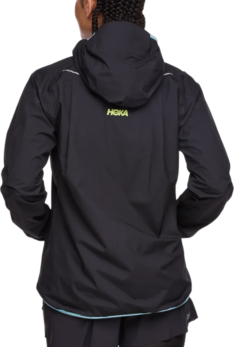 Vetrovka Hoka One One Hoka Tecsky Waterproof Jacket Čierna | 1156100-blk, 1