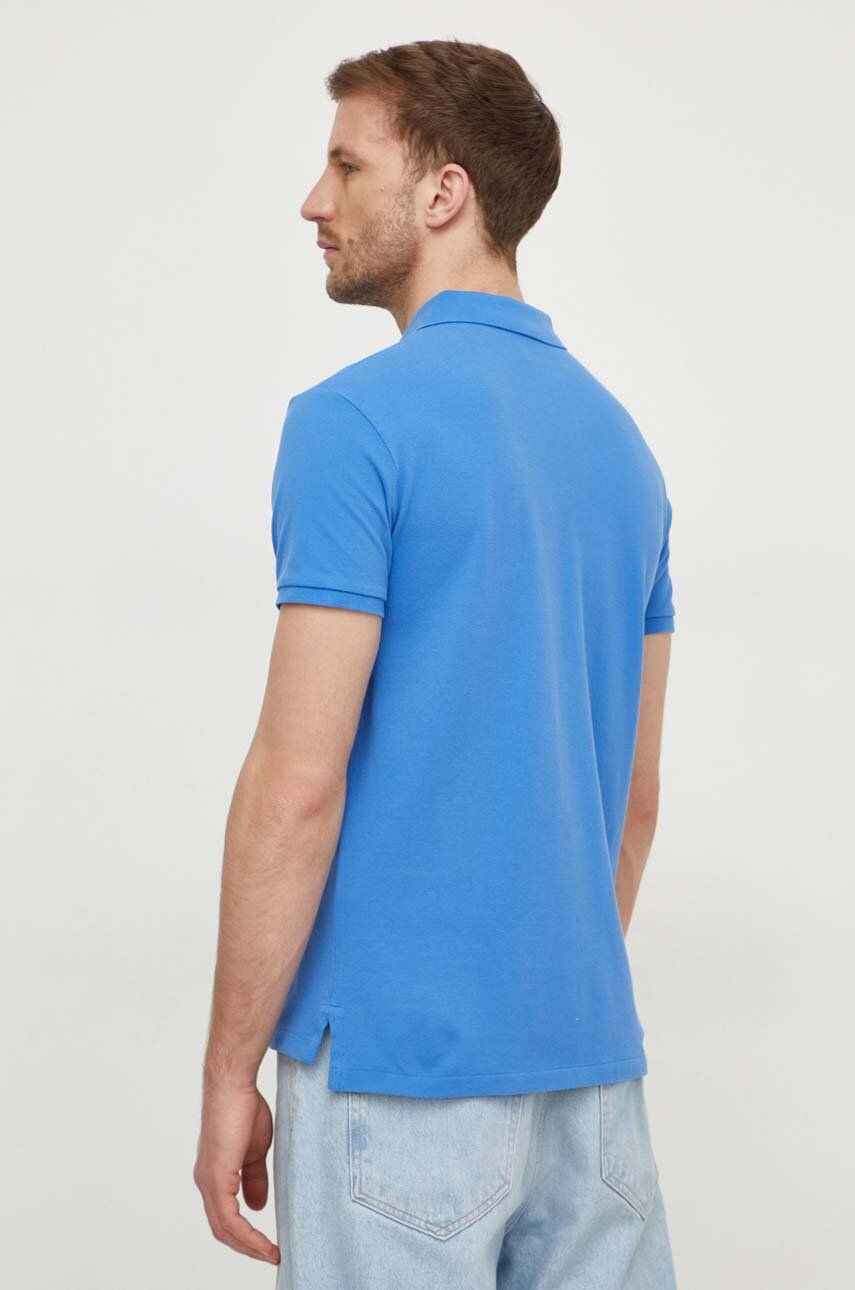 Short-sleeve cotton polo shirt