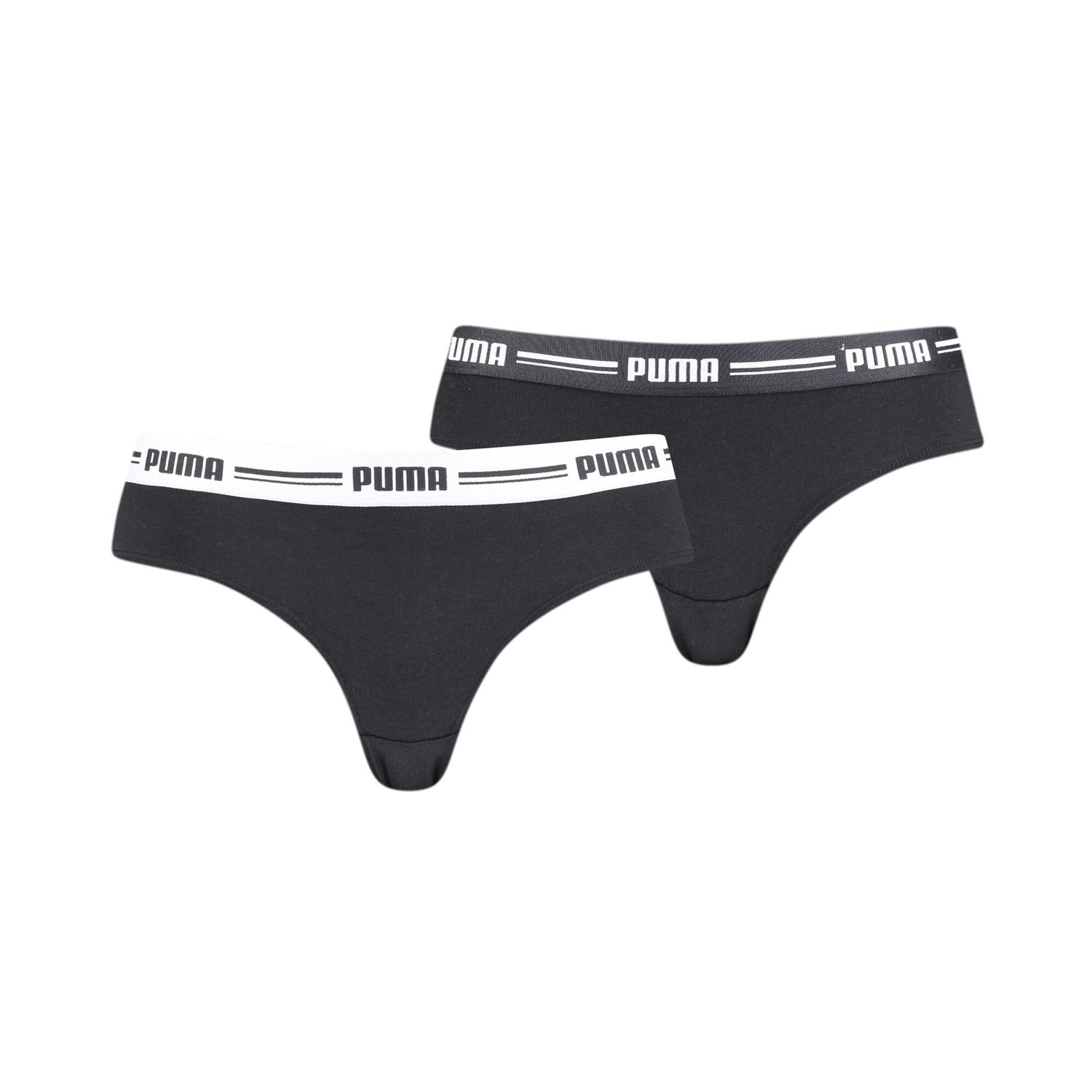 Nohavičky Puma 2 Pack Women's PUMA Brazilian Panties Čierna | 907856_03, 0