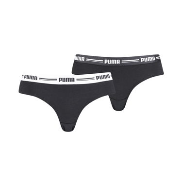 Nohavičky Puma 2 Pack Women's PUMA Brazilian Panties Čierna | 907856_03, 0