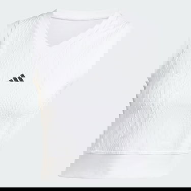 Tielko adidas Performance Cropped Tennis Tank Top Biela | IT4688, 2