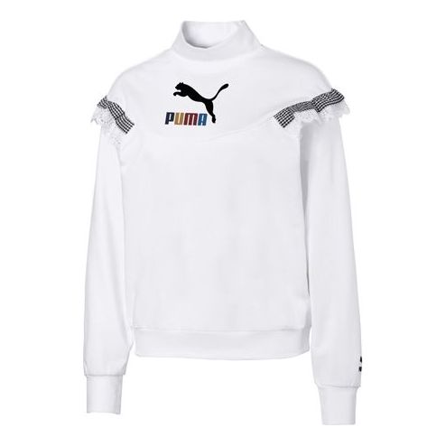 Sveter Puma PUMA x TYAKASHA Turtleneck Sweater Biela | 595555-02