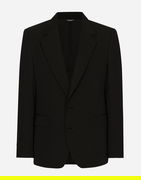 Wool Twill Single-breasted Blazer