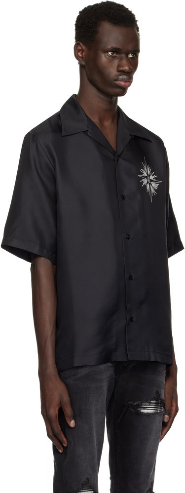 Košeľa AMIRI AMIRI Starburst Resort Shirt Čierna | AMSTCA1120, 1