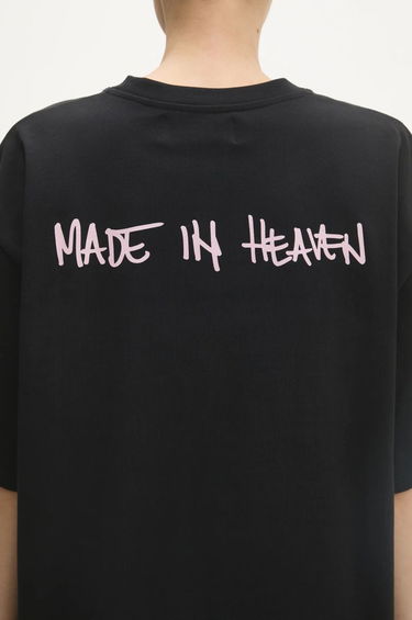 Tričko Fiorucci Made In Heaven Print T-Shirt Čierna | U01FMTSH102CJ01BK01, 3