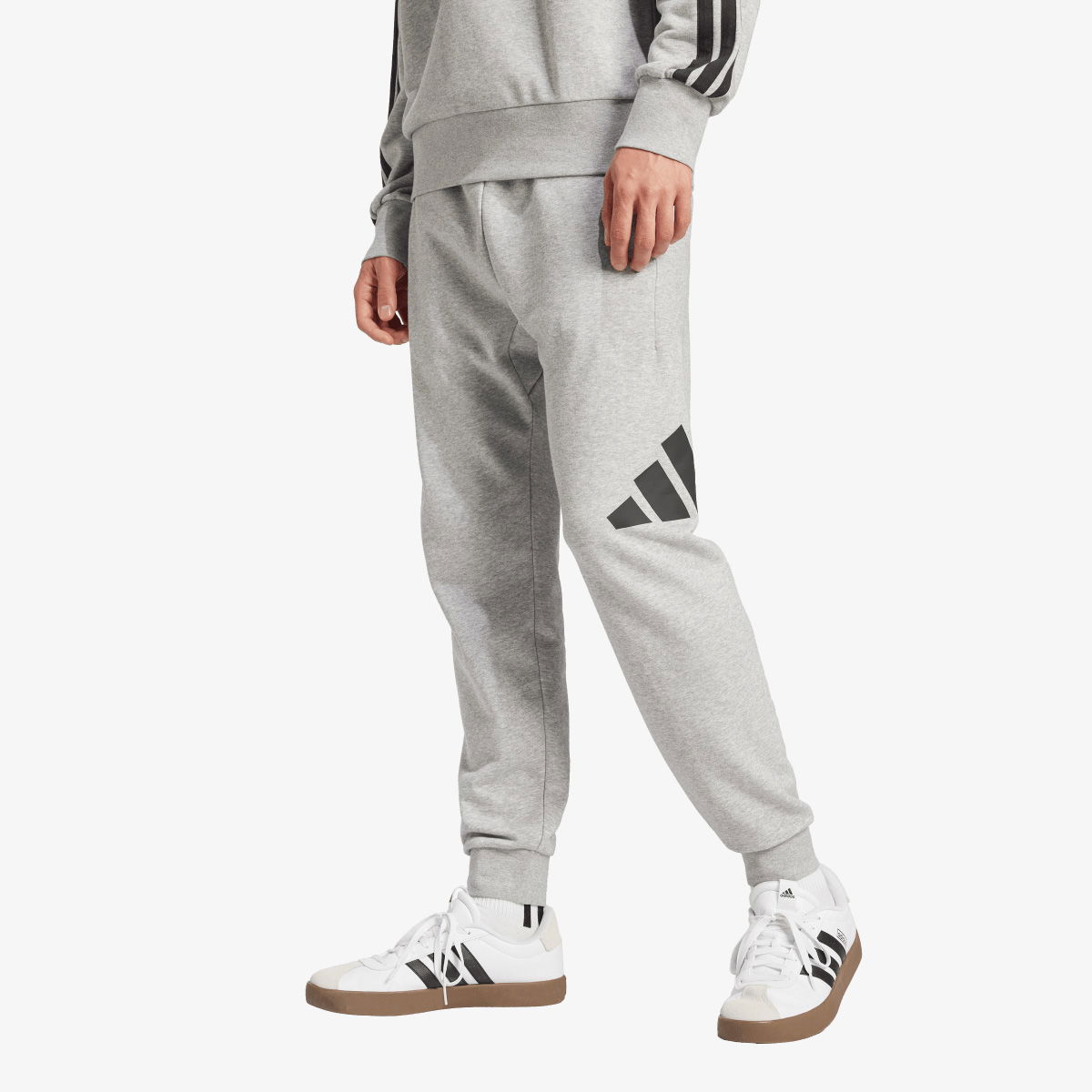 Tepláky adidas Originals Big Logo Fleece Track Pants Šedá | JE8969, 1