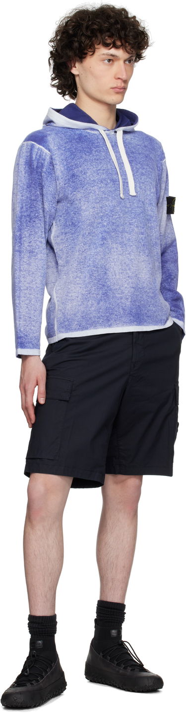 Šortky Stone Island Stone Island Stretch Cotton Tela Paracadute Shorts Navy | K1S15L100L08S0003, 4