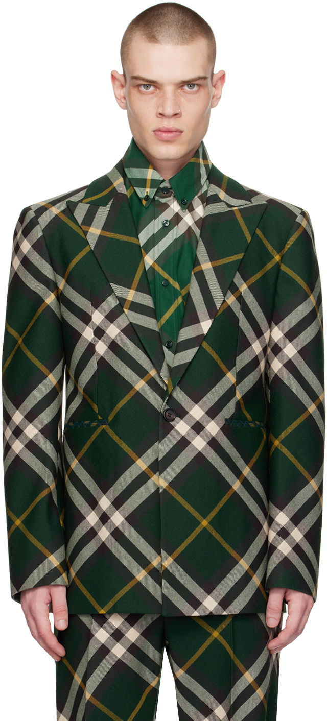 Bunda Burberry Diagonal Plaid Blazer Rôznofarebný | 8083245