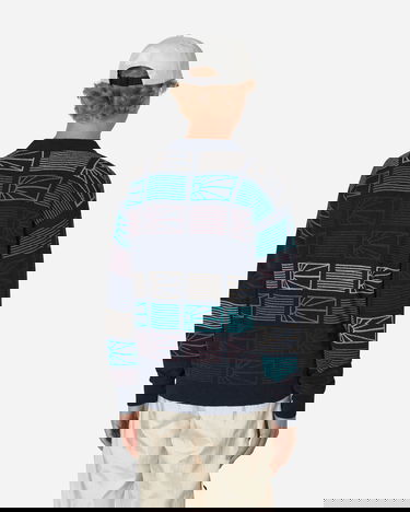 Sveter PACCBET Logo Crewneck Sweater Modrá | PACC11N003 2, 3
