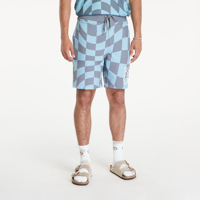 Plavky RIPNDIP Quantum Groove Swim Shorts Slate Modrá | RNDSUM24122