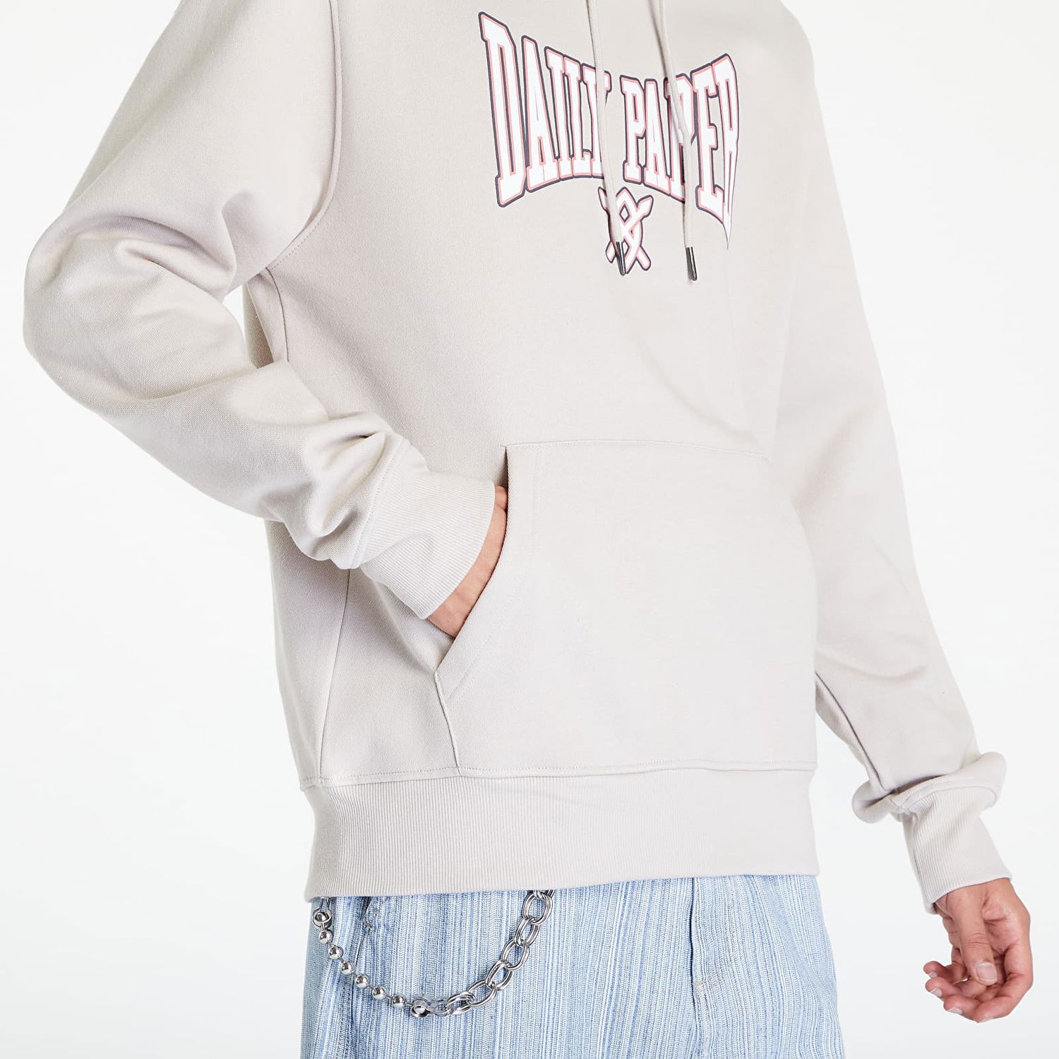 Mikina DAILY PAPER Nirway Hoodie Nacreous Béžová | 2221077, 1