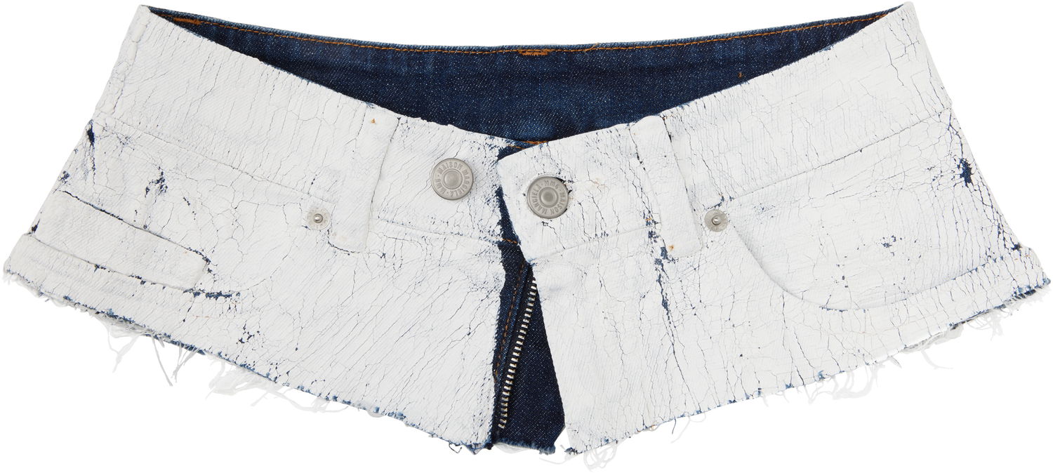 Šortky Maison Margiela MM6 Maison Margiela Denim Shorts Biela | S62TP0041 M30028, 0