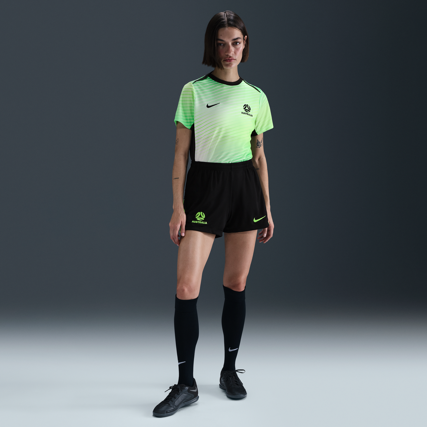 Dres Nike Australia Academy Pro Dri-FIT Soccer Shorts Zelené | FQ8997-010, 1