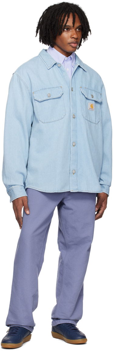Košeľa Carhartt WIP Carhartt WIP Harvey Denim Overshirt Modrá | I033346, 3