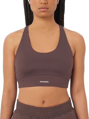 Podprsenka Salomon Salomon SHAKEout CORE Sports Bra Hnedá | lc2657800, 0
