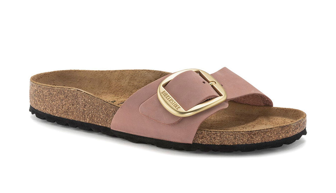 Tenisky a topánky Birkenstock Madrid Big Buckle Nubuck Leather Ružová | 1024016, 0