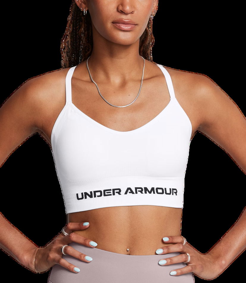 Podprsenka Under Armour Seamless Low Bra Biela | 1384417-100