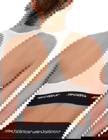 Podprsenka New Balance Sleek Medium Support Sports Bra Biela | wb41048-wt, 1