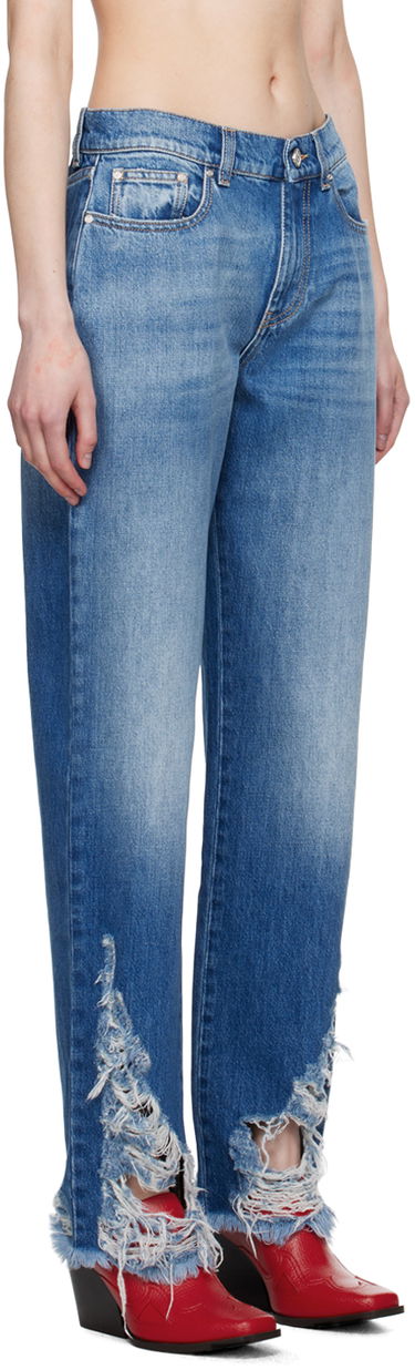 Džínsy Stella McCartney Stella McCartney Distressed Jeans Modrá | 6D00293SPH26, 1