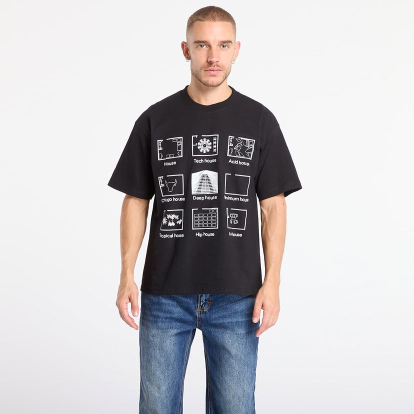Tričko Pleasures House Blend T-Shirt Čierna | P25F075-BLACK