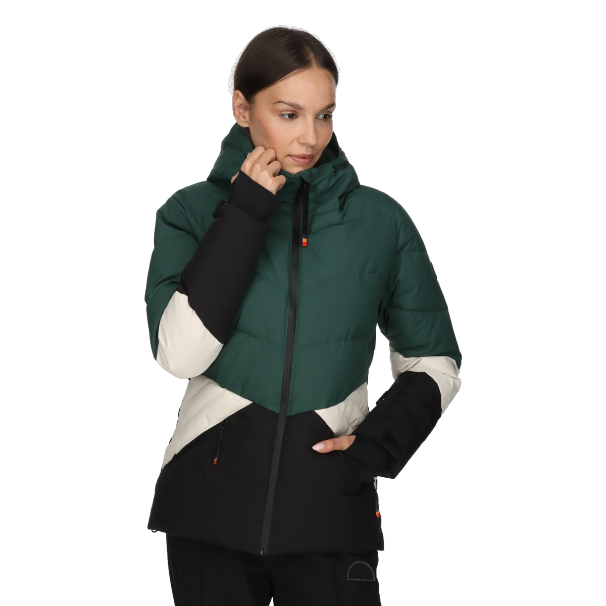 Prešívaná bunda Ellesse MELINA Color-Blocked Puffer Ski Jacket Rôznofarebný | ELA253F502-61, 0