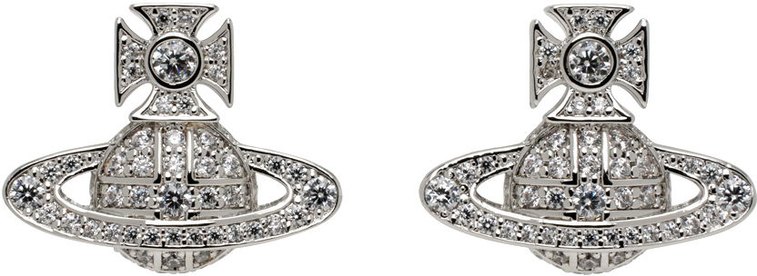 Náušnice Vivienne Westwood Carmela Bas Relief Silver Earrings Metalická | 6201033A-02P102-SM, 0