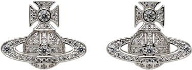 Náušnice Vivienne Westwood Carmela Bas Relief Silver Earrings Metalická | 6201033A-02P102-SM, 0