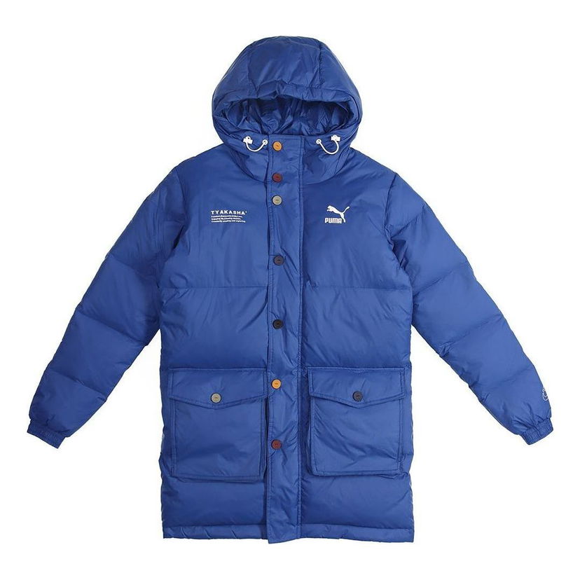 Prešívaná bunda Puma Tyakasha Down Parka Modrá | 595561-39