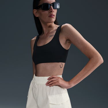 Vetrovka Nike Sportswear Essential Woven High-Waisted Cargo Shorts Biela | HM6982-133, 3